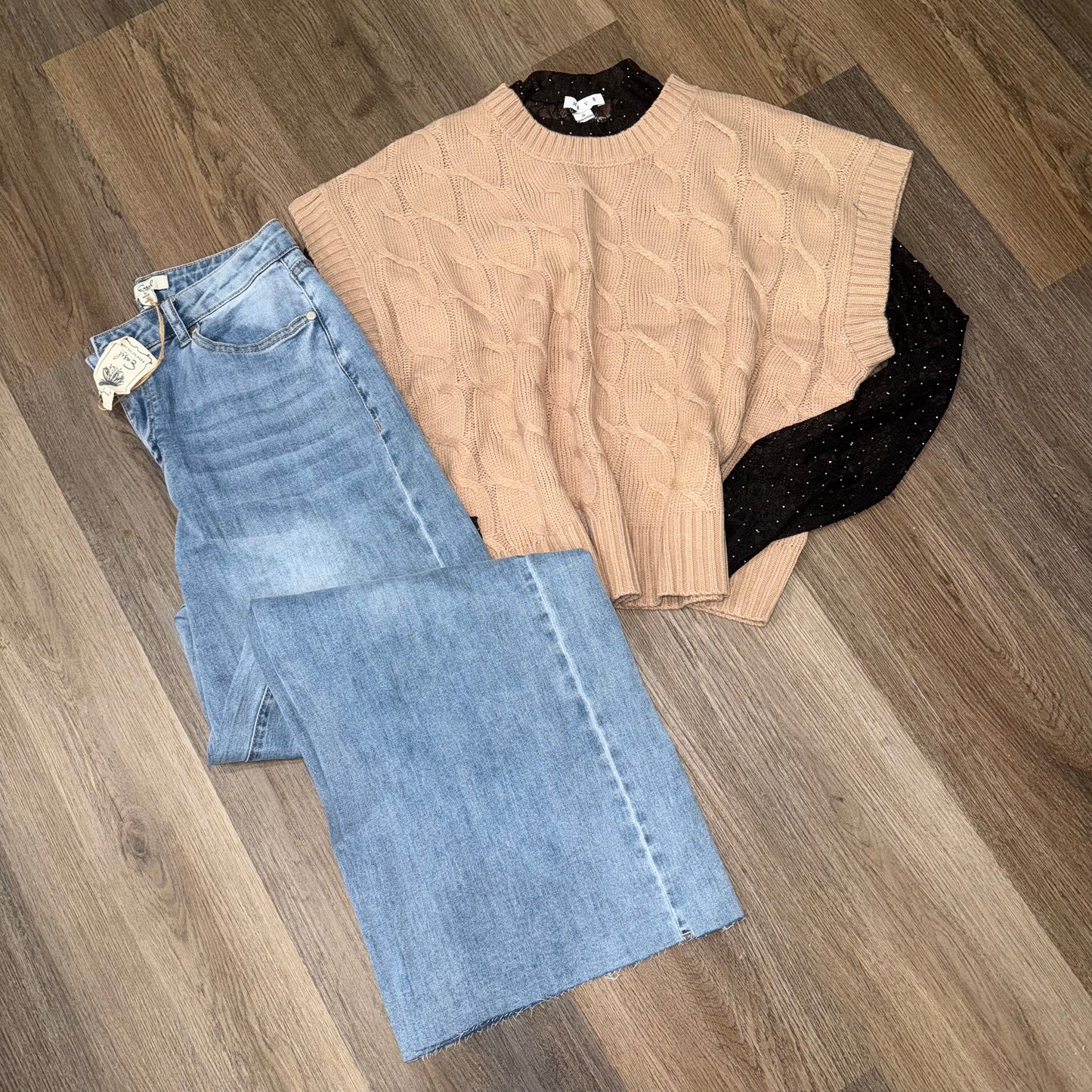 Lace Mock Neck Top
