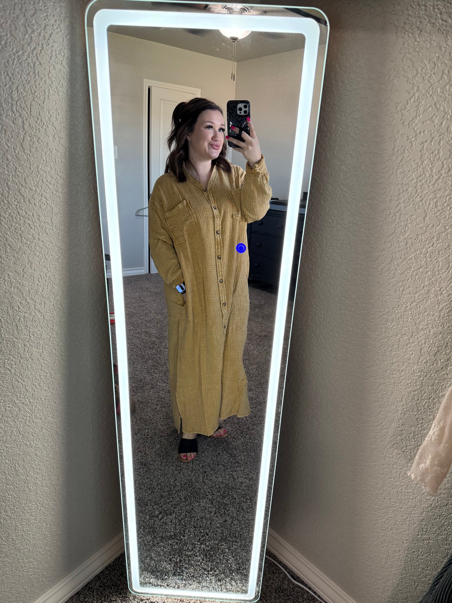Waffle Knit Dress