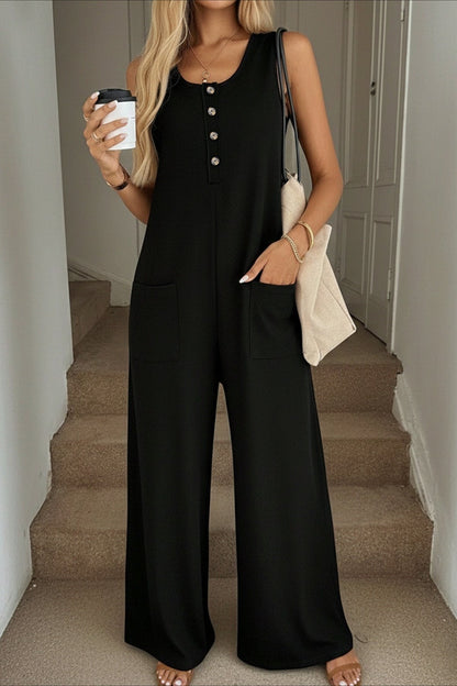 Casual Loose Strap Jumpsuit For Women