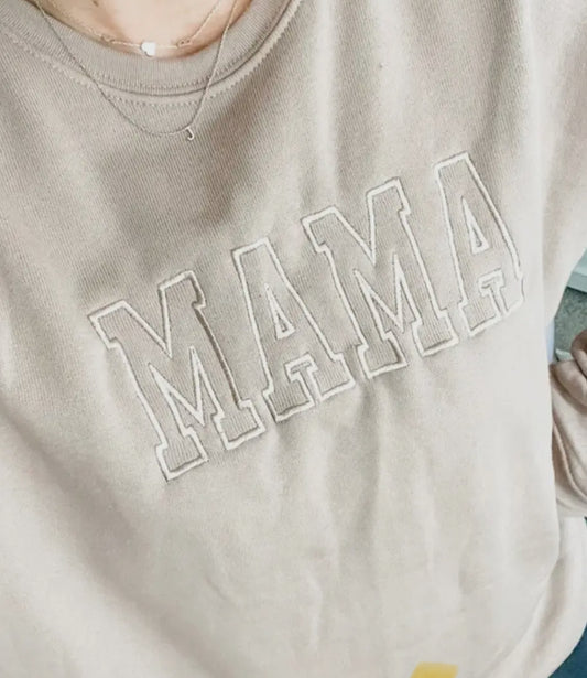 Embroidered Mama Sweater