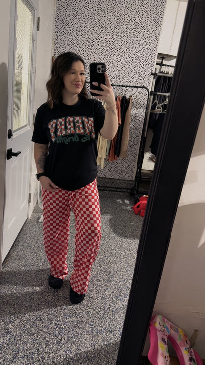 Red Checkered Pants
