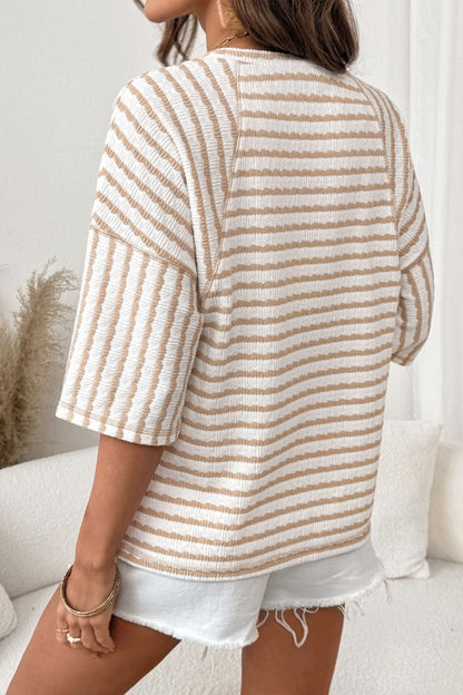 Striped Knit Top